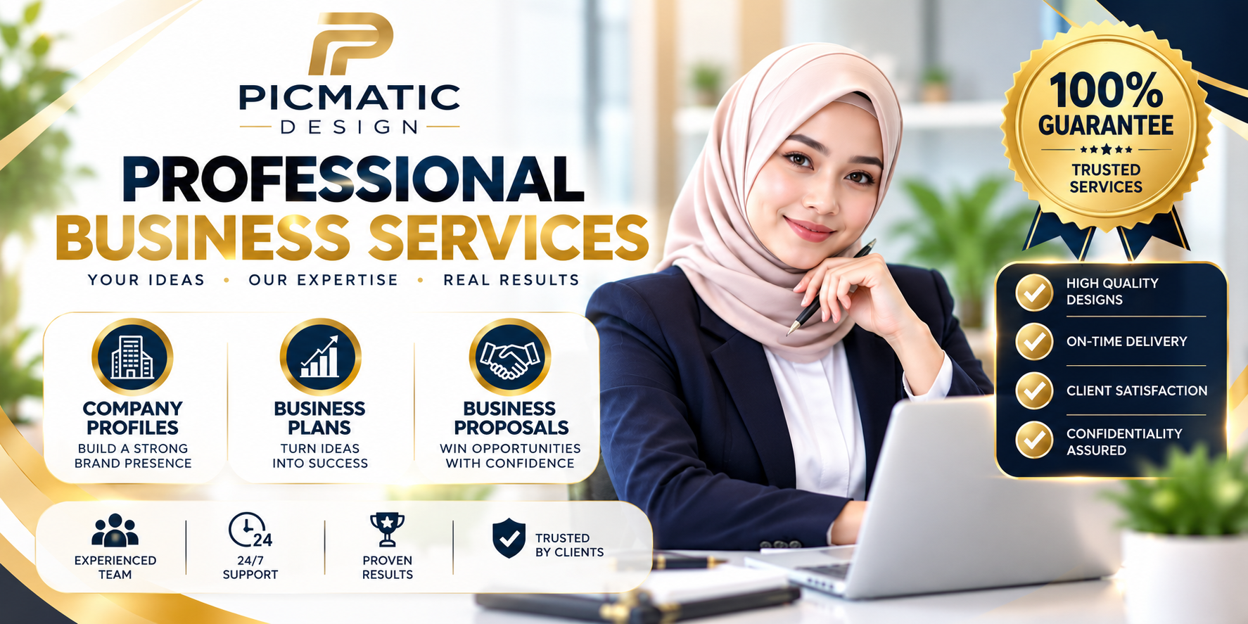 premium business services banner